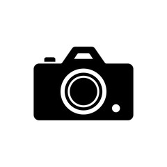 Camera icon vector in trendy flat design