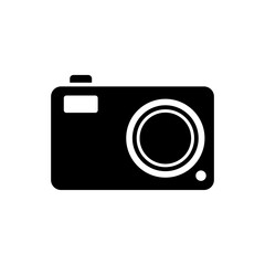 Camera icon vector in trendy flat design