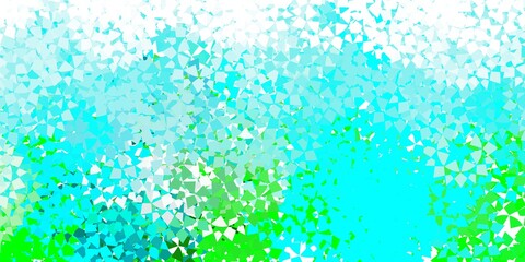 Fototapeta na wymiar Light blue vector background with polygonal style.