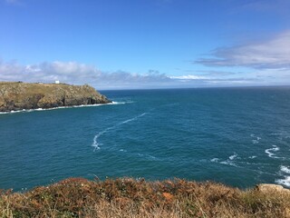 A view of the Cornwall coastline at Lizard Point