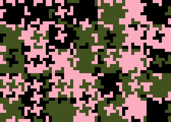 Mosaic Abstract Vector Pattern Design