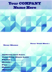 Fototapeta premium Business Card.Abstract background for design-vector illustration.