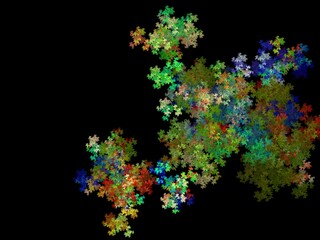 Imaginatory fractal background Image