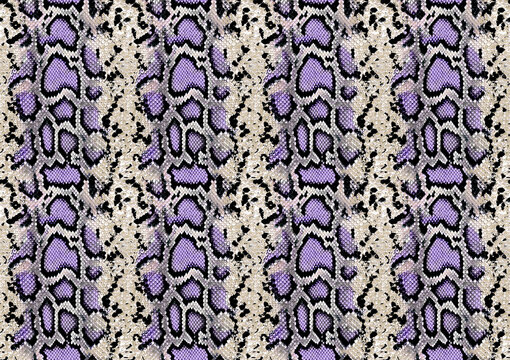 animal print vibora lila pattern