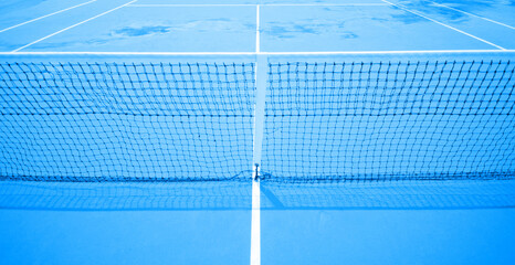 Tennis court for playing tennis.