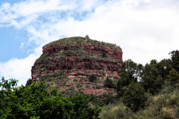 Rock Mountain against the sky