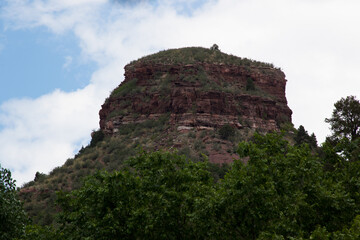 Rock Mountain against the sky