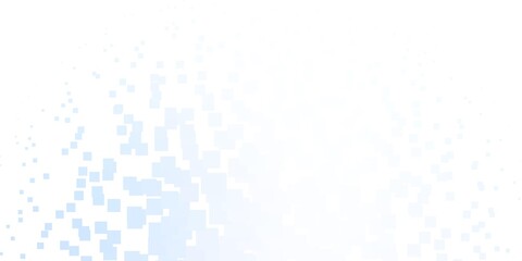 Light BLUE vector background with rectangles. Abstract gradient illustration with colorful rectangles. Pattern for business booklets, leaflets