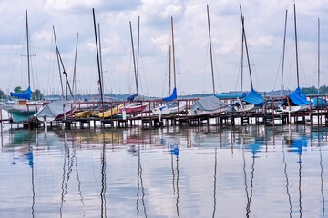 Sailboats at the Yacht Club