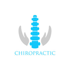 Chiropractic icon symbol vector illustration