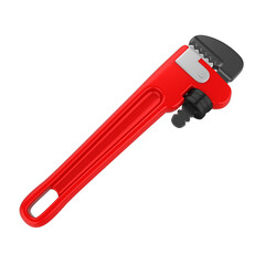 Pipe Wrench Isolated