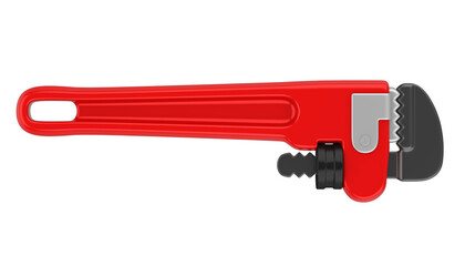 Pipe Wrench Isolated