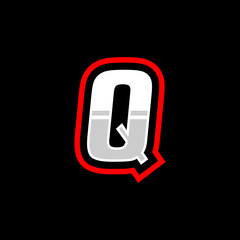 Q Letter Gaming Esport Logo Design Template Inspiration