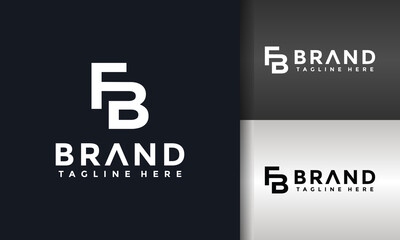 monogram letter FB logo © Hasim