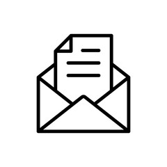 Envelope message letter vector icon collection