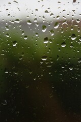 rain drops on the window