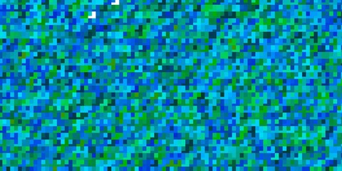 Light Blue, Green vector background with rectangles. Colorful illustration with gradient rectangles and squares. Design for your business promotion.