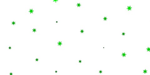 Light green, yellow vector texture with disease symbols.