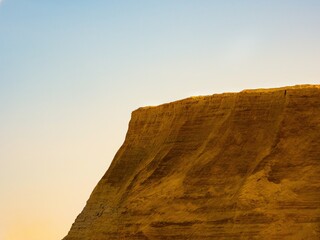 sunset in the mountains