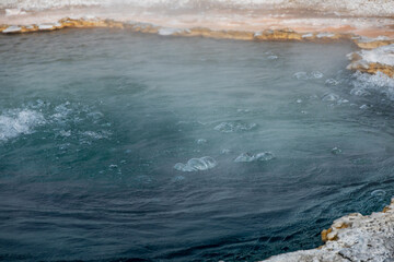 Thermal features at Yellowstone National Park
