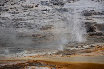 Thermal features at Yellowstone National Park
