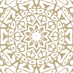 Oriental Seamless Vector Pattern - Repeating ornament for textile, wraping paper, fashion etc.