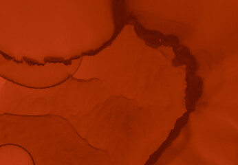 Blood Spatter Red. Watercolor Valentine 