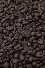  Coffee beans in the background