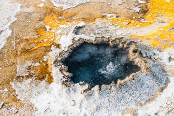 Thermal features at Yellowstone National Park