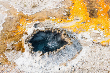 Thermal features at Yellowstone National Park