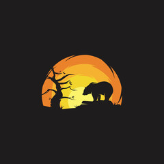 Beauty Bear in the Sunset logo