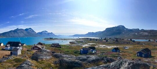 Panaroma village Groenland © Clara