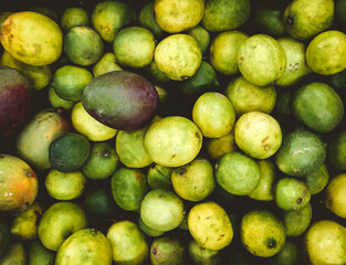 Frutas, comida saludable. Limones