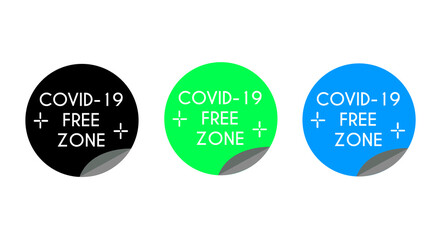 Disinfected area covid 19 free zone