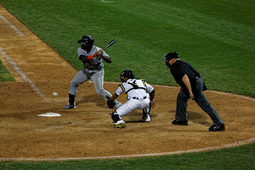 baseball players in action