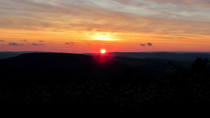 Sunset, in the beautiful Peak District