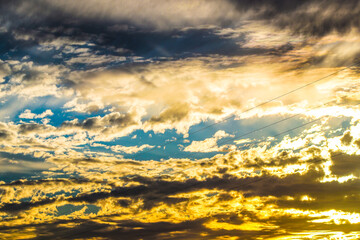 Fototapeta premium sunset in the mountains