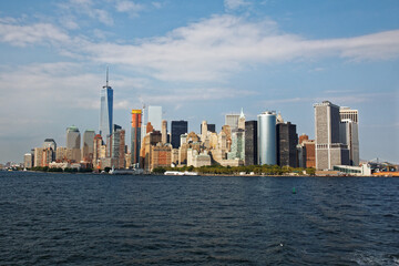 Fototapeta na wymiar city skyline new york manhattan