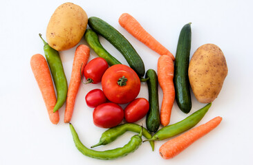 fresh and organic vitamin vegetables