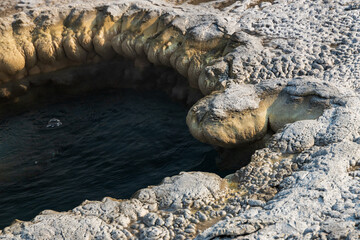 Beach Spring, Hydrothermal hot springs at Yellowstone National Park
