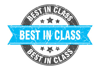 best in class round stamp with ribbon. label sign