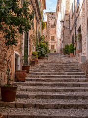 Treppe in Fornalutx, Mallorca