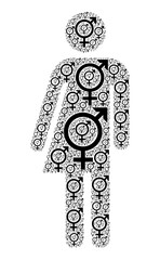 Gender equality symbol
