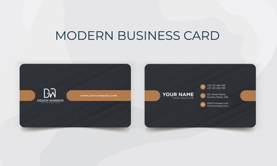 Obraz premium Modern Business Card Layout