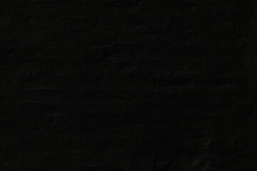 Black Brick Wall Texture - Black Abstract Background - Dark Backdrop