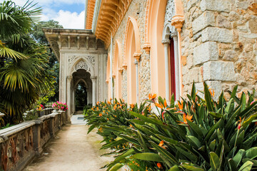Lovely romantic palace and park ensemble in Sintra, Portugal - Montserrat Palace