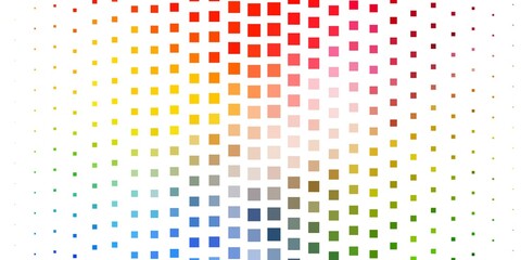 Dark Multicolor vector pattern in square style. Abstract gradient illustration with rectangles. Pattern for busines booklets, leaflets