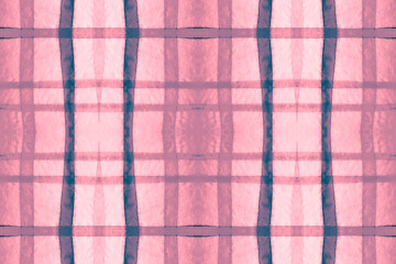 Watercolor Scotland Fabric. Red Tartan Blanket. 