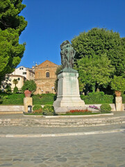 Italy, Marche, Osimo, First World War fallen monument.