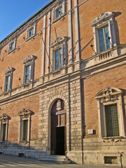 Fototapeta na wymiar Italy, Marche, Osimo the town hall.